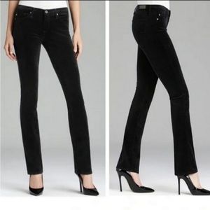 AG Adriano Goldschmied The Ballad Slim Bootcut jeans in Black Size 27